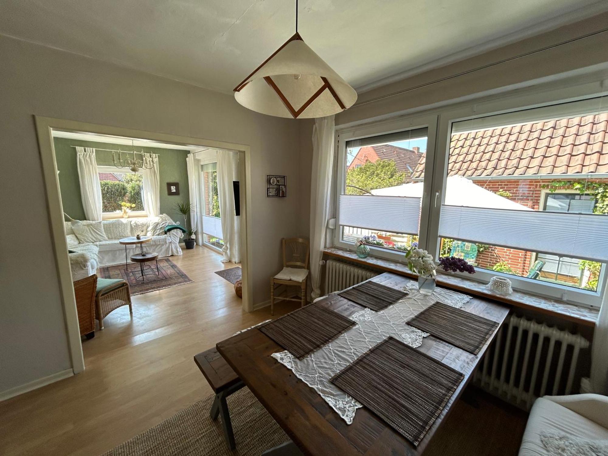Ferienwohnung Haus Papenburg Garten Parkplatz Nordsee Экстерьер фото